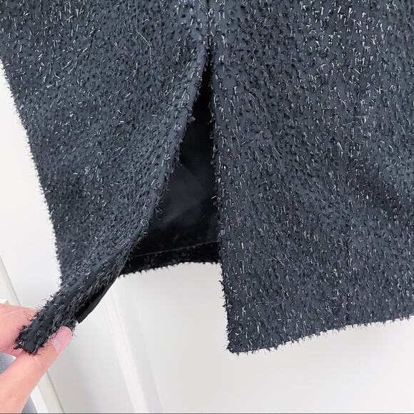 H&M Bodycon Dress Black Metallic Modern - Picture 5 of 16